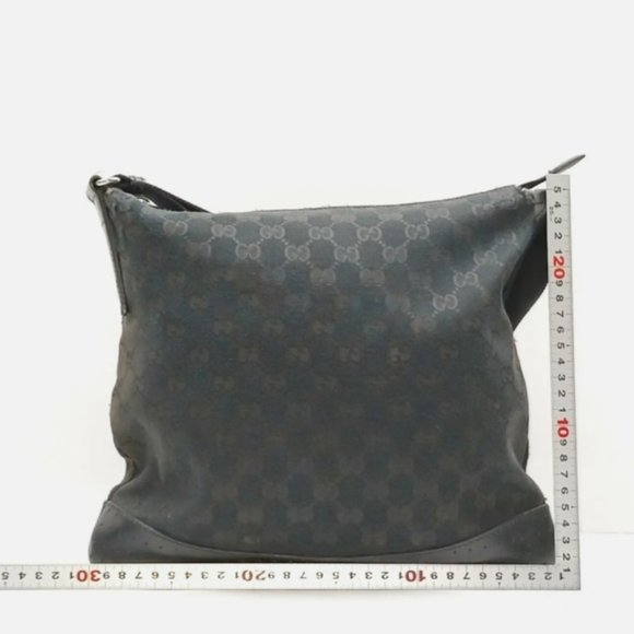 Gucci Shoulder Bag Black Canvas - Picture 2 of 9